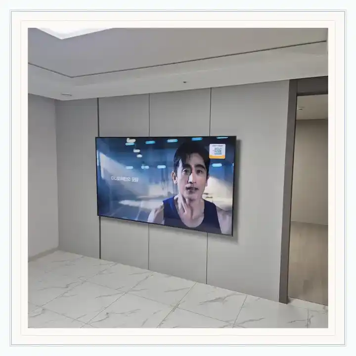 벽걸이TV 거치대 참고 사진 · 마포자이더센트리지 설치 조건