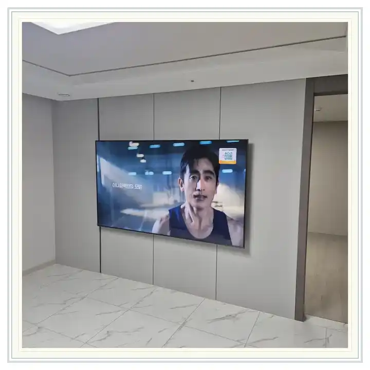 벽걸이TV 거치대 참고 사진 · 송파레이크파크호반써밋 설치 조건