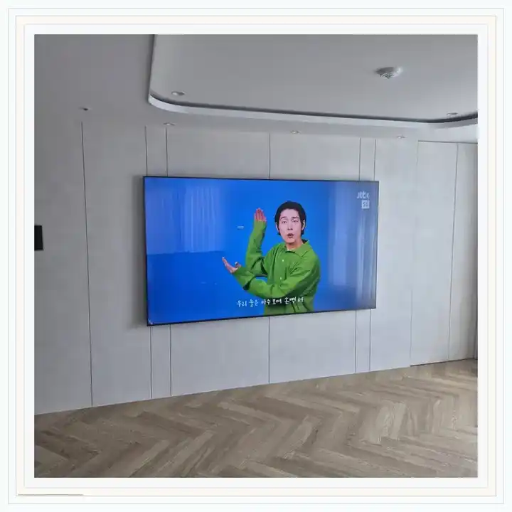 벽걸이TV 거치대 참고 사진 · 흑석리버파크자이 설치 조건