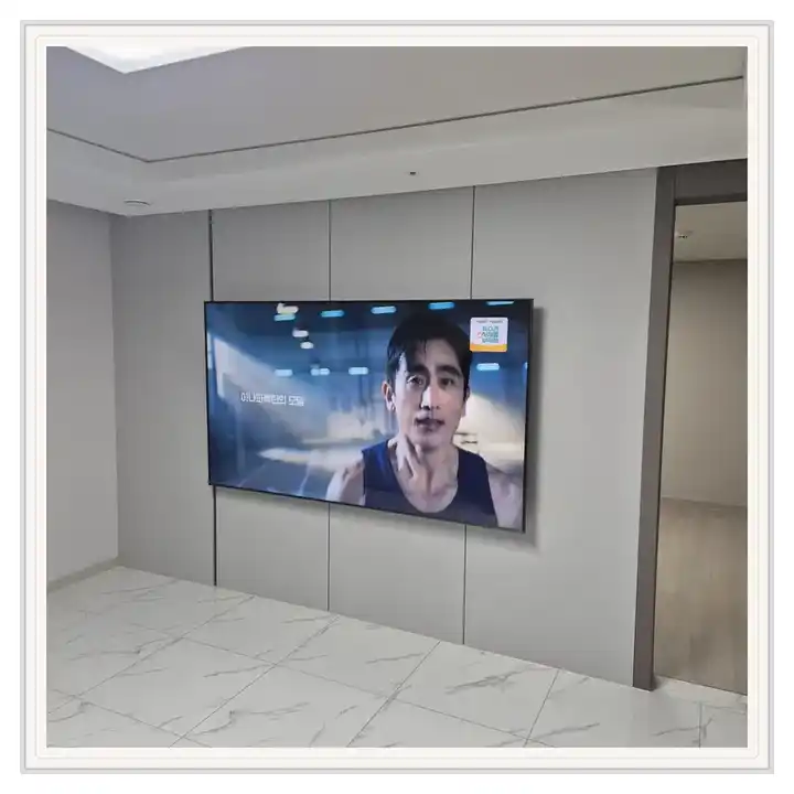 벽걸이TV 거치대 참고 사진 · 래미안장위퍼스트하이 설치 조건